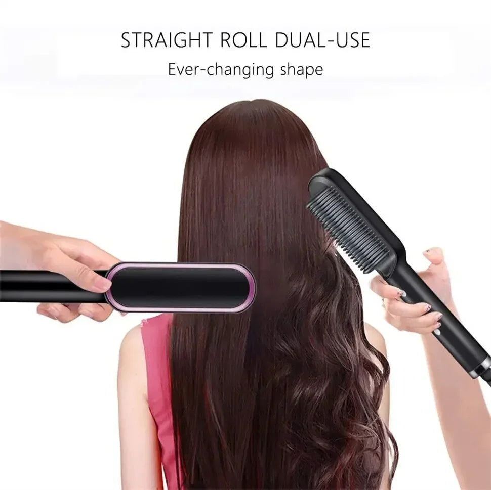 3-In-1 Professional Quick Heated Electric Hot Comb