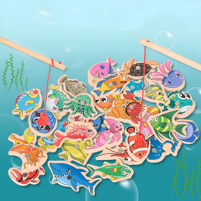 Montessori Magnetic Fishing Game